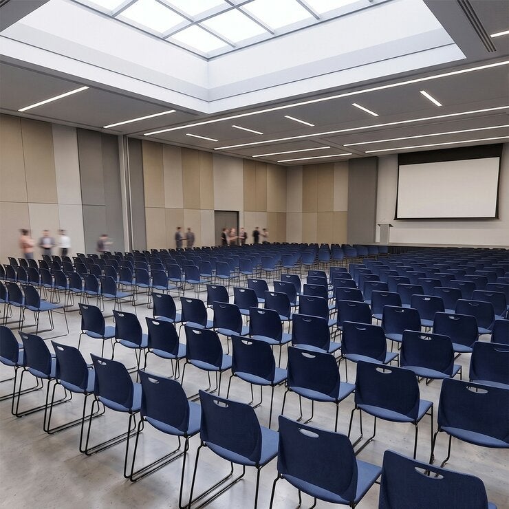 Musical Chairs Harmony 可堆疊訪客椅 2入組 深藍