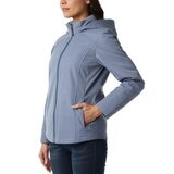 32 Degrees 女連帽羽絨外套 藍