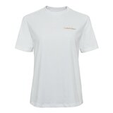 Calvin Klein Jeans 女Logo短袖圓領上衣 白