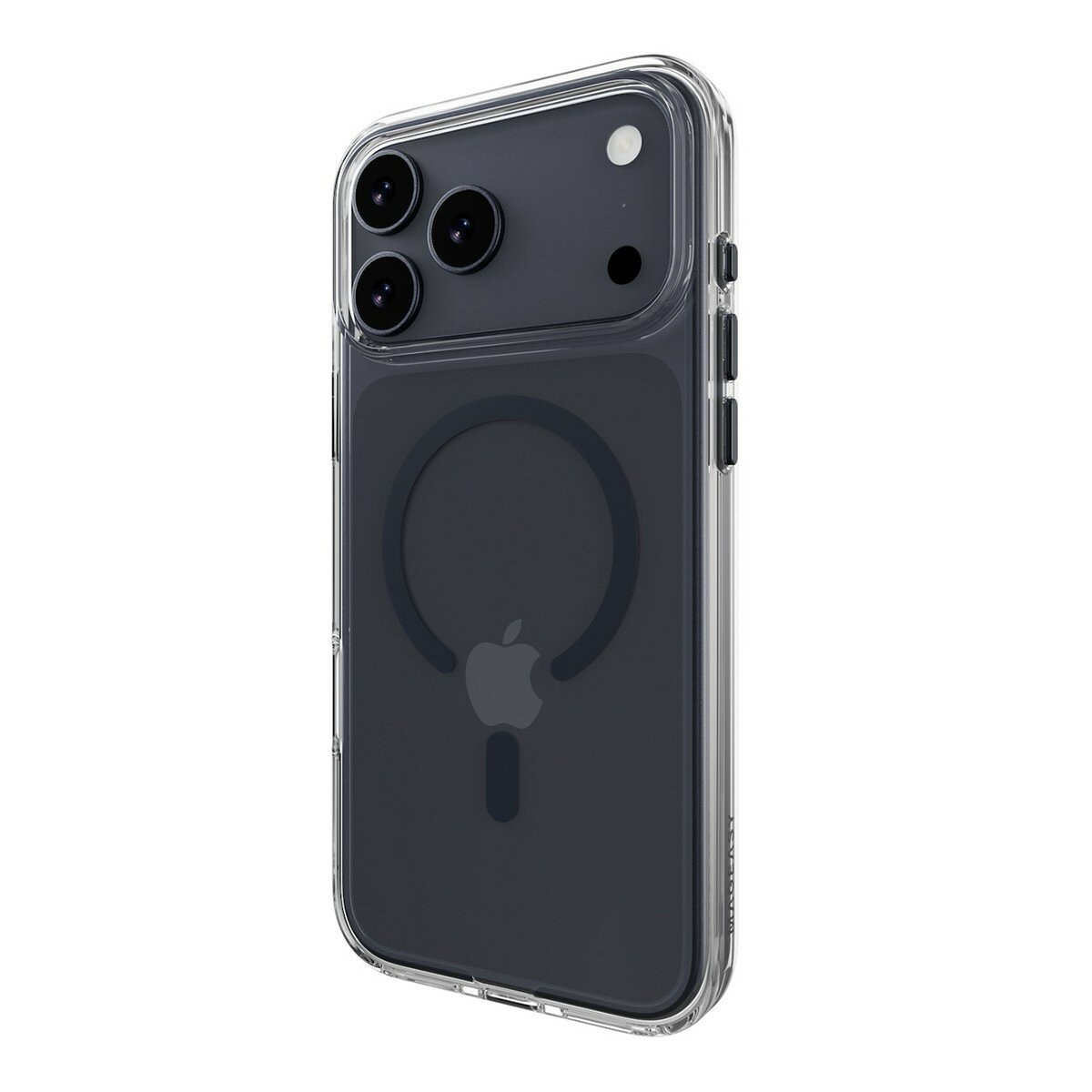 MAGEASY Bright M 不發黃軍規磁吸透明殼 iPhone 17 Pro Max(午夜磁圈) + 鏡頭保護貼Lenz鈦合金(午夜鈦) + Vetro 9H 鋼化玻璃保護膜