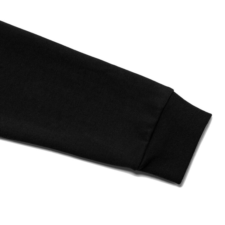 Le Coq Sportif 男圓領長袖上衣 黑 S