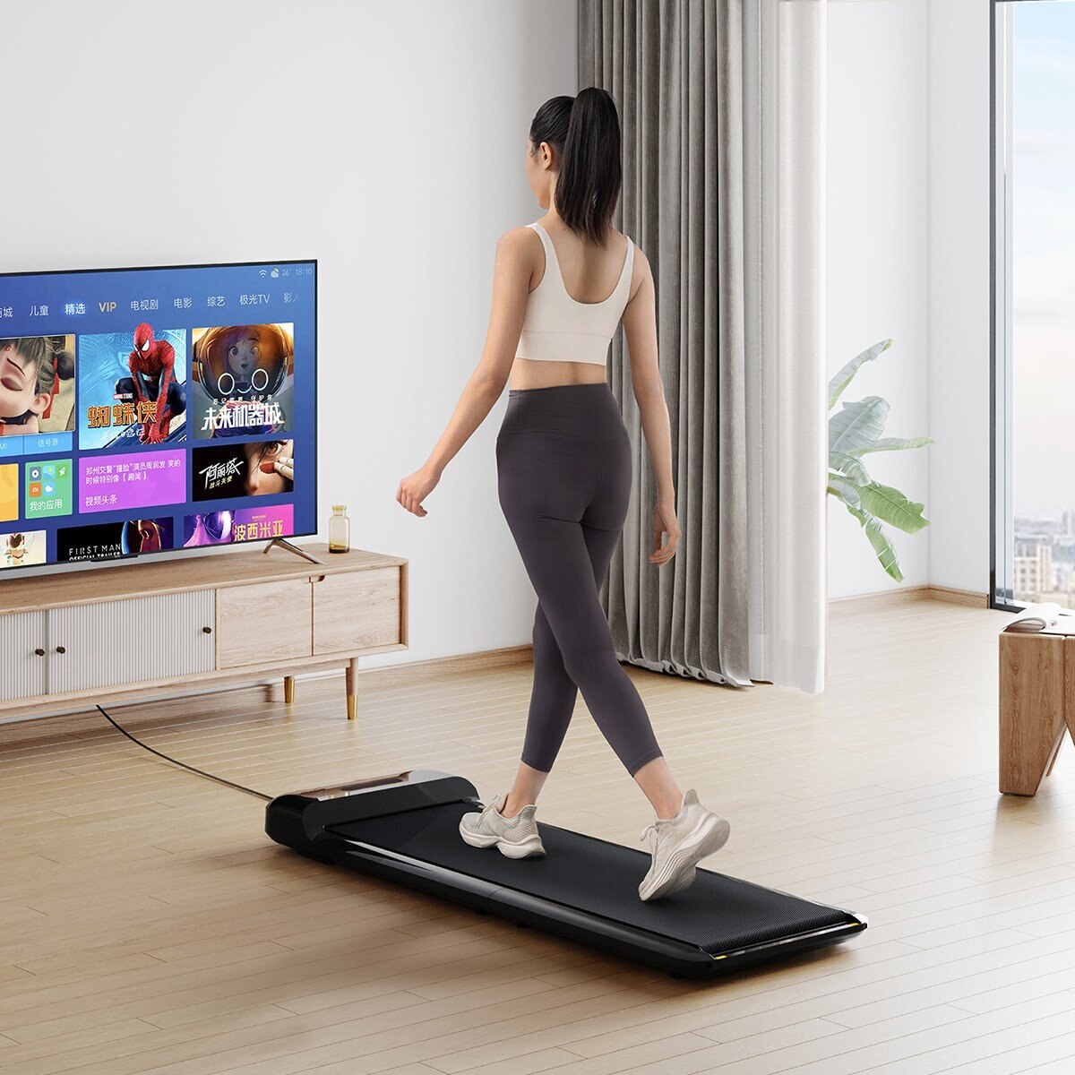 HEALTHPIT HT-235 全折疊電動走步機 曜石黑