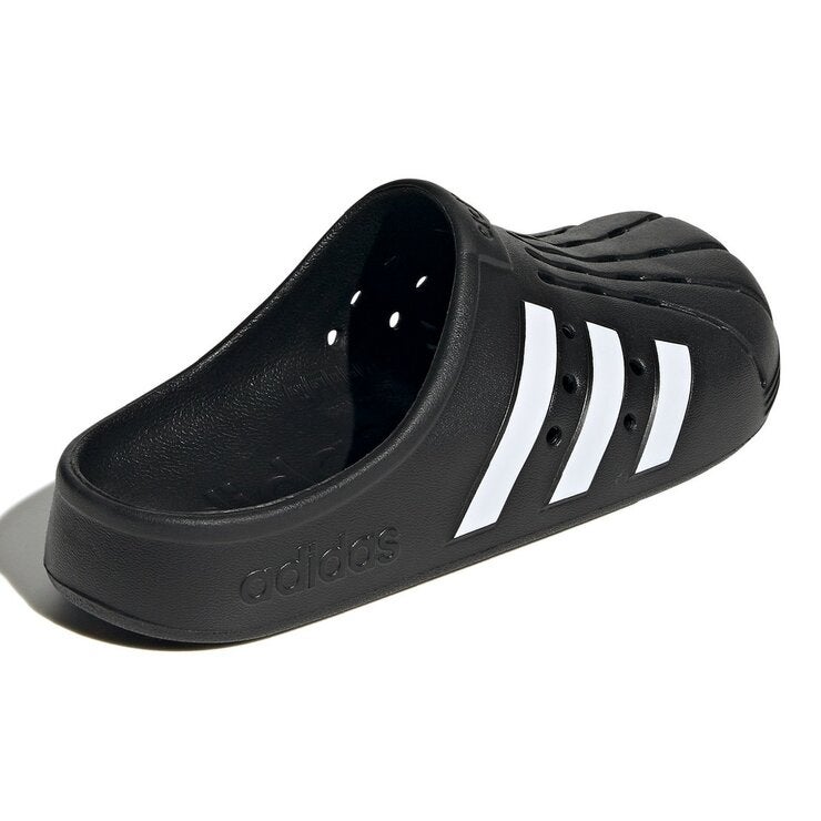 Adidas 中性包腳拖鞋 黑