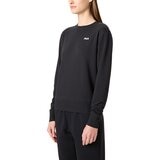 Fila 女圓領長袖上衣 黑