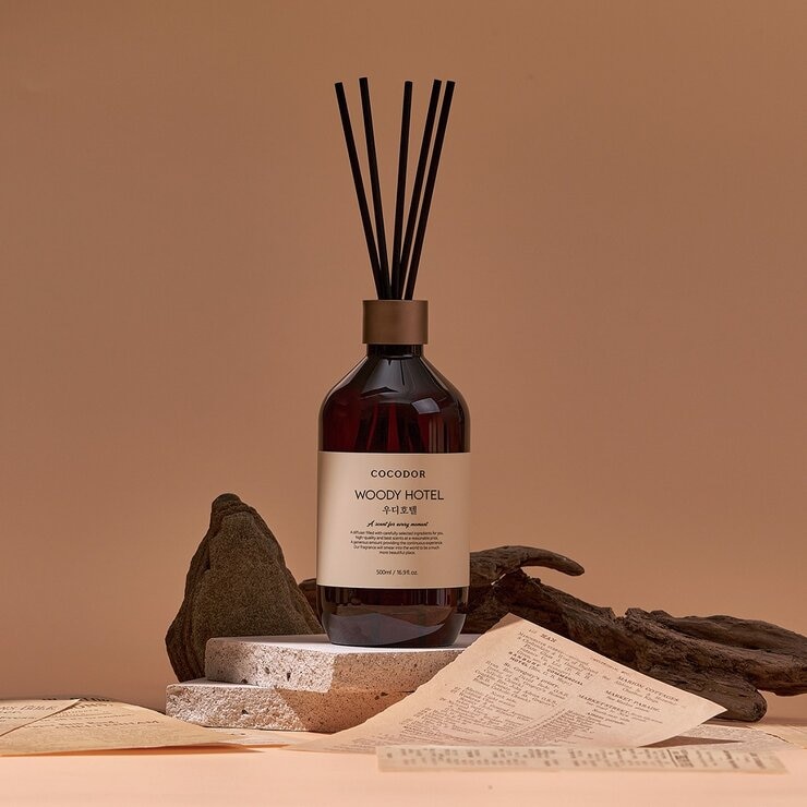 COCODOR 格調系列 擴香瓶禮盒組 500毫升 X 5入組 花園薰衣草/林間木屋/純棉花香/鬱金香花園/白麝香