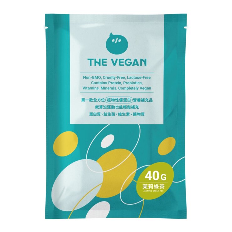 The Vegan Soy Protein Isolate Jasmine Green Tea 40 g X 30-Pack