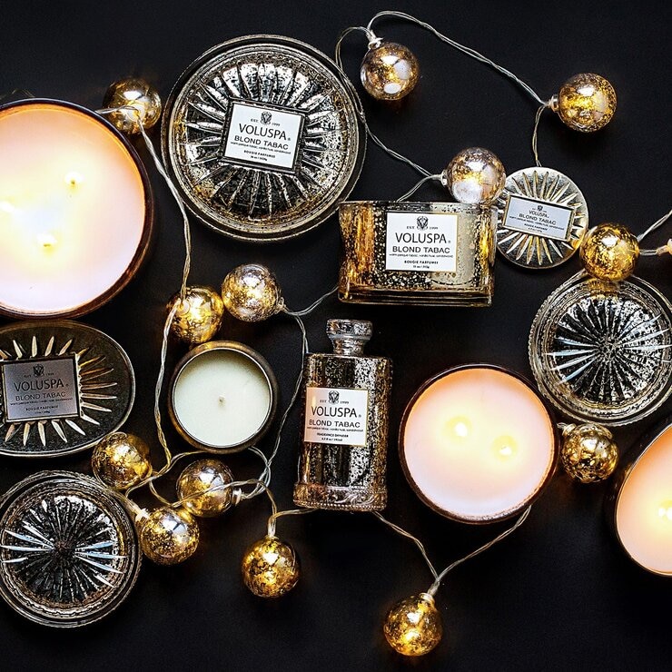 VOLUSPA 室內香氛擴香 192毫升 金黃菸草