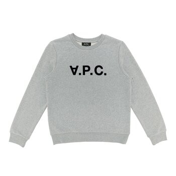 A.P.C. 女植絨長袖上衣 灰 S