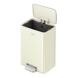 EKO 踏板式不鏽鋼垃圾桶 11公升 2入組 米白