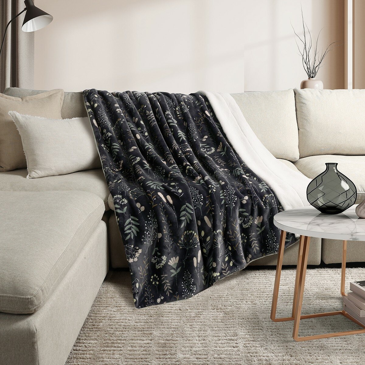 Life Comfort 隨意毯 152公分 X 177公分 花卉