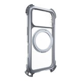 MAGEASY Odyssey Ultra M 終極防摔磁吸支架掛繩手機殼 iPhone 17 Pro(迷霧/岩石灰) + 鏡頭保護貼Lenz 鈦合金(午夜鈦) + Vetro 9H 鋼化玻璃保護膜