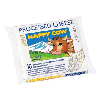 Happy Cow 快樂牛 低脂切片乾酪 200公克 X 6入