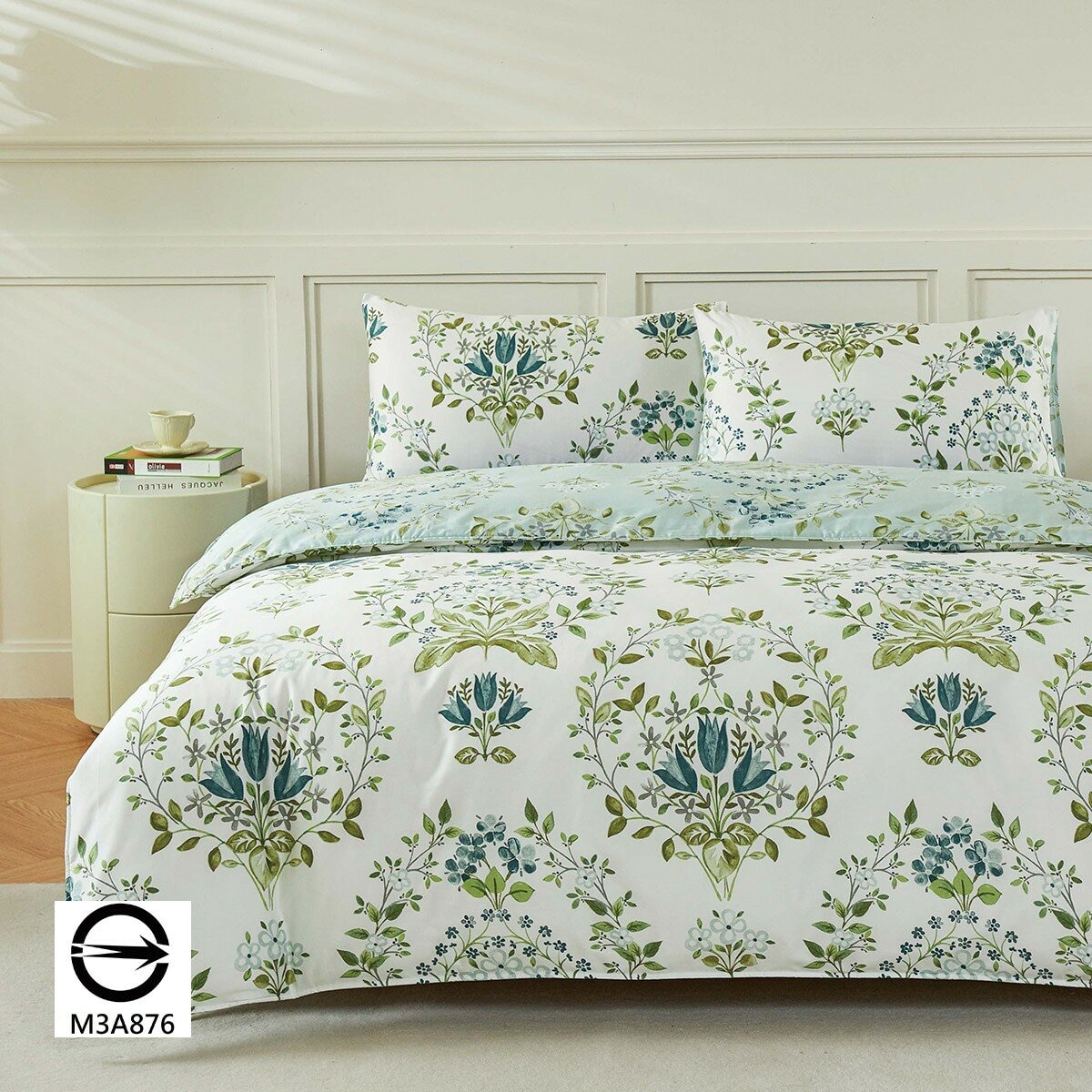 HOYACASA 300織純棉雙人床包兩用被套四件組 152公分 X 190公分 歡聚 HOYACASA 300織純棉雙人床包兩用被套四件組 152公分 X 190公分 歡聚