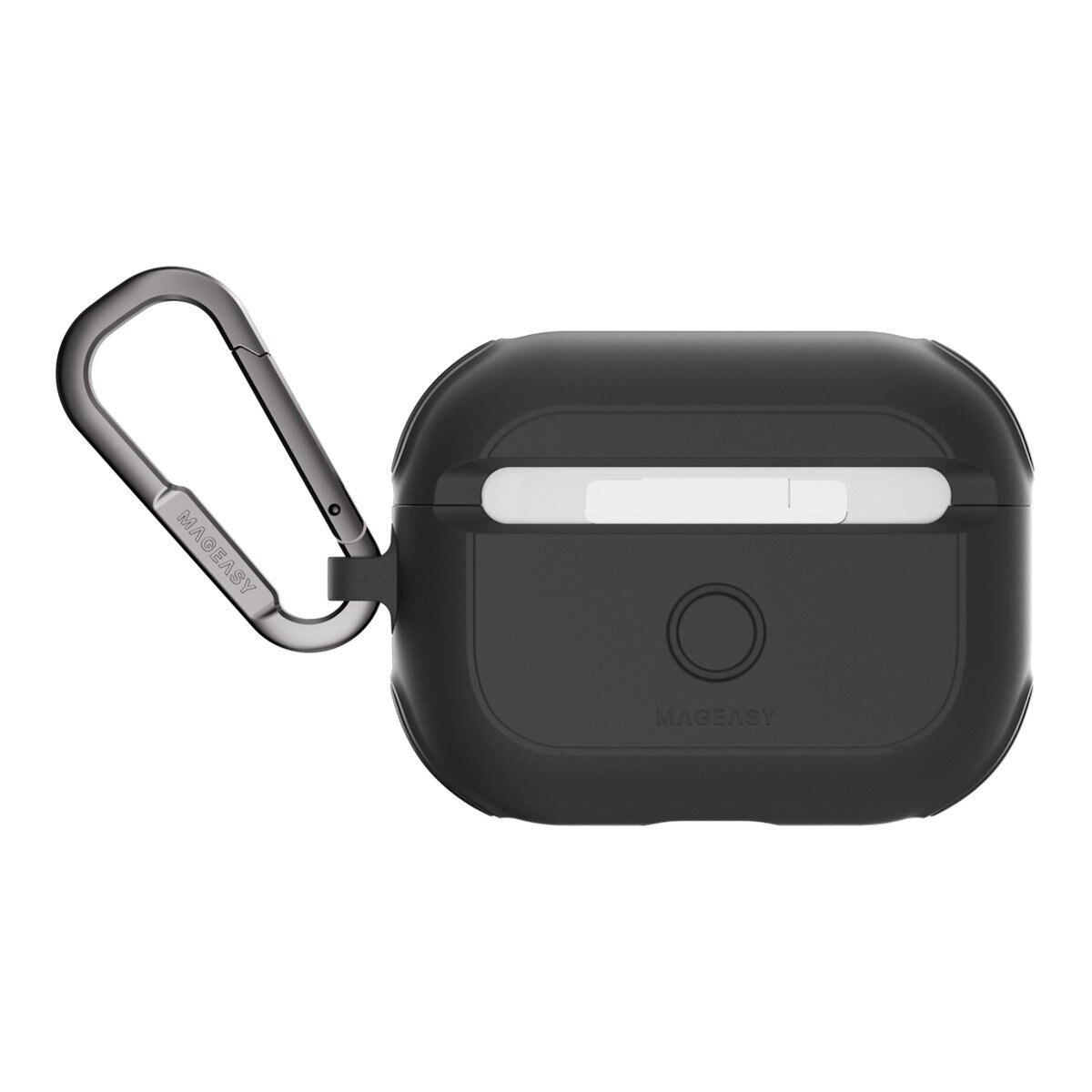 MAGEASY Odyssey 抗衝擊磁扣耳機殼 AirPods 1 & 2 金屬黑 MAGEASY Odyssey 抗衝擊磁扣耳機殼 AirPods 1 & 2 金屬黑