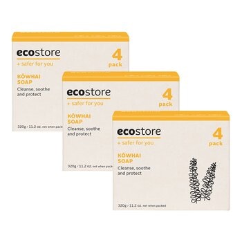 ecostore 純淨香皂 80公克 X 4入 X 3組