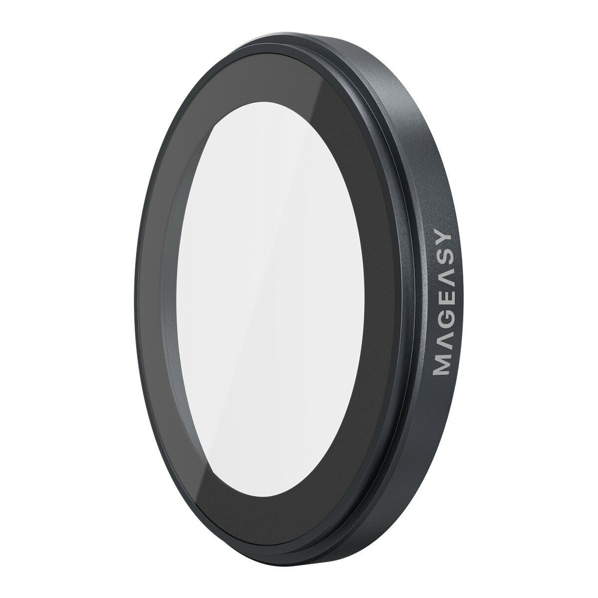 MAGEASY MagStand 360 M 磁吸旋轉支架防摔手機殼 iPhone 17 (透明) + 鏡頭保護貼Lenz(煙霧藍) + Vetro 9H 鋼化玻璃保護膜