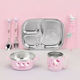 Lilfant 三麗鷗 兒童餐具 6件組 Hello Kitty Lilfant 三麗鷗 兒童餐具 6件組 Hello Kitty