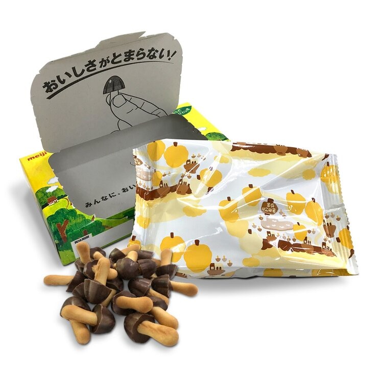 明治 香菇造型巧克力餅乾 66 公克 X 8盒