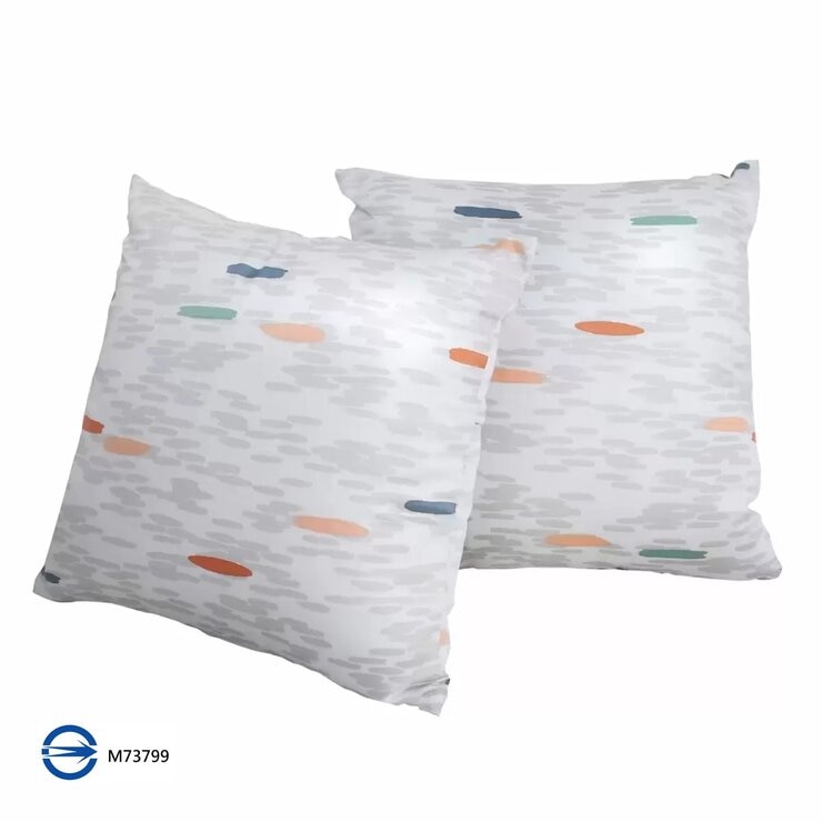 CASA 100%萊賽爾布套抱枕 2入 45公分 X 45公分 靈凡