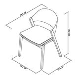 Bentley Designs Vega 餐椅2入