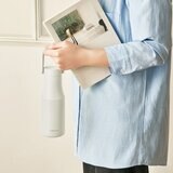 LocknLock 都會不鏽鋼提帶保冷保溫瓶 470毫升 X 2件組 象牙白 + 海軍藍