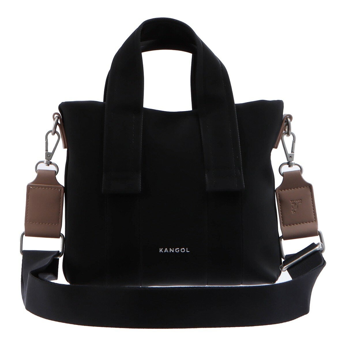 KANGOL 方形手提側背包 黑