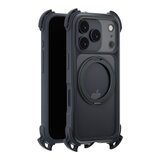 MAGEASY Odyssey Ultra M 終極防摔磁吸支架掛繩手機殼 iPhone 17 Pro + 鏡頭保護貼Lenz + Vetro 9H 鋼化玻璃保護膜