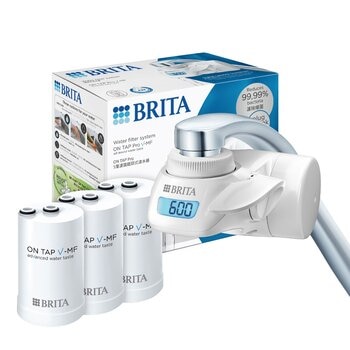 Brita ON TAP Pro 5重濾菌龍頭式濾水器 附 3入濾芯