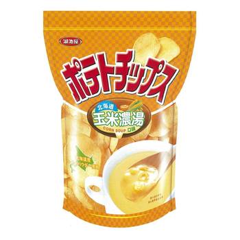 湖池屋 北海道玉米濃湯口味洋芋片 500公克 湖池屋 北海道玉米濃湯口味洋芋片 500公克