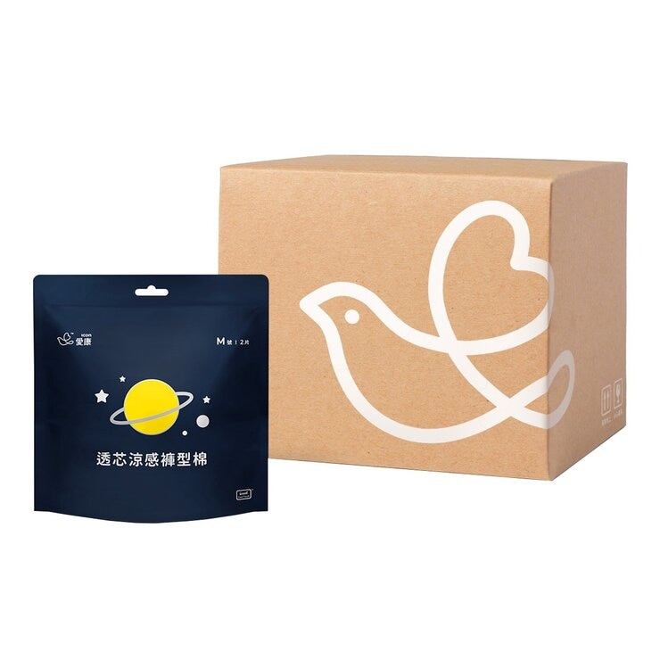 愛康 透芯涼感褲型棉 M 號 24片