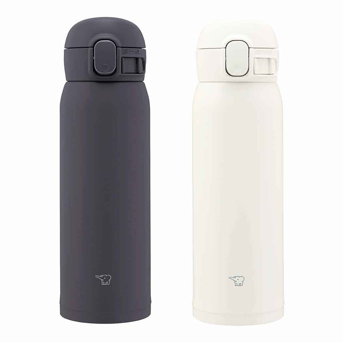 象印 不鏽鋼保冷保溫杯 480毫升 X 2件組 SM-WS48 消光黑+霧光白 象印 不鏽鋼保冷保溫杯 480毫升 X 2件組 SM-WS48 消光黑+霧光白