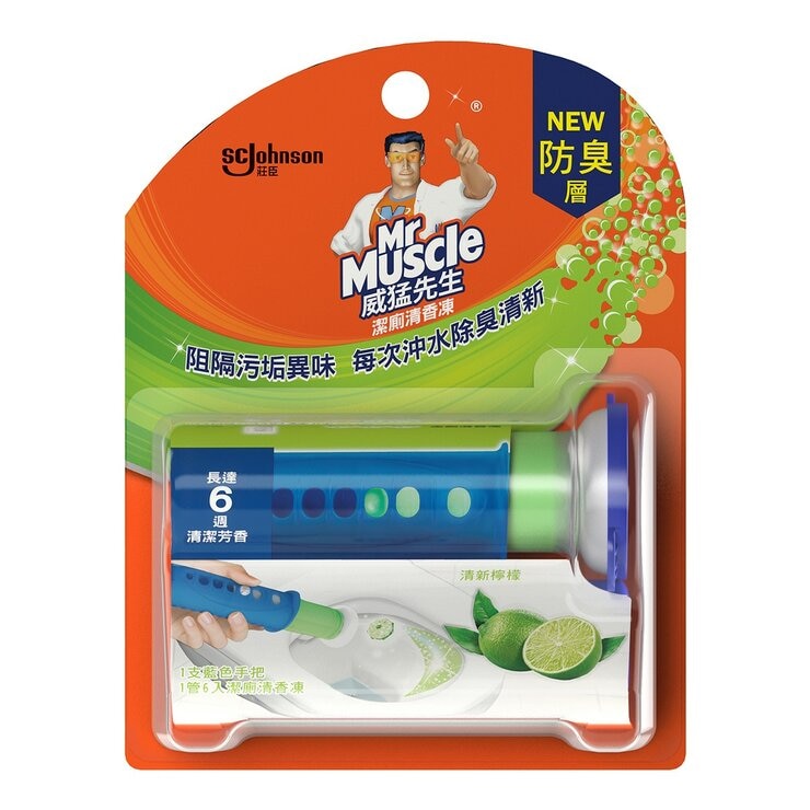 威猛先生 潔廁清香凍 手把 X 1入 + 補充管 X 7入