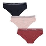 Calvin Klein 女內褲三入組 M 黑/粉/紅