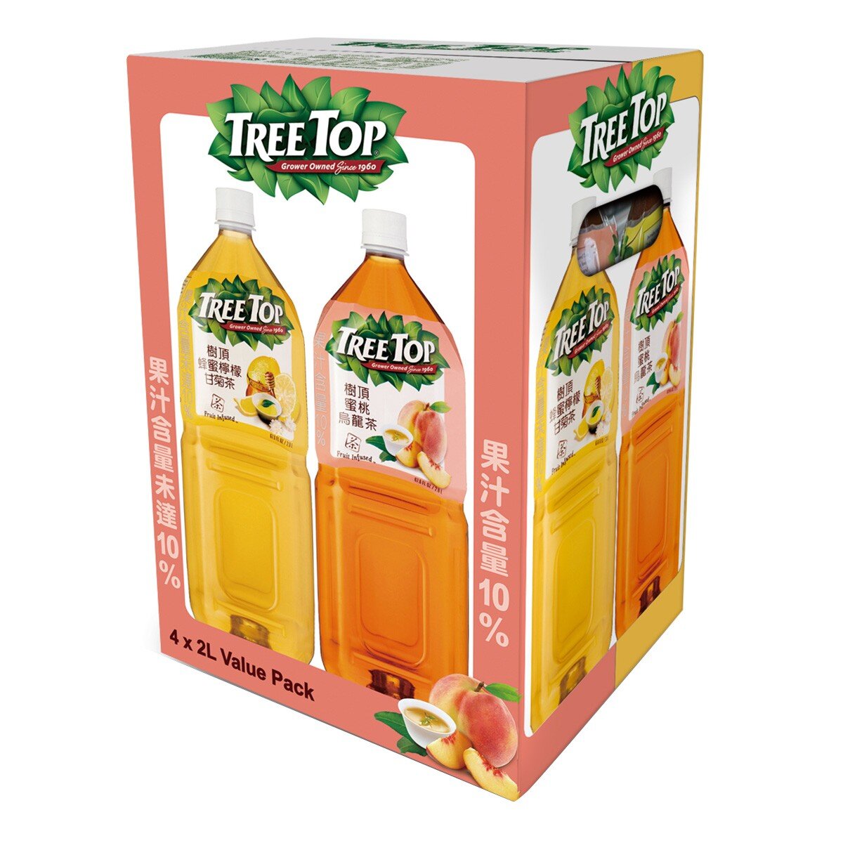 樹頂 果茶組合 2公升 X 4入