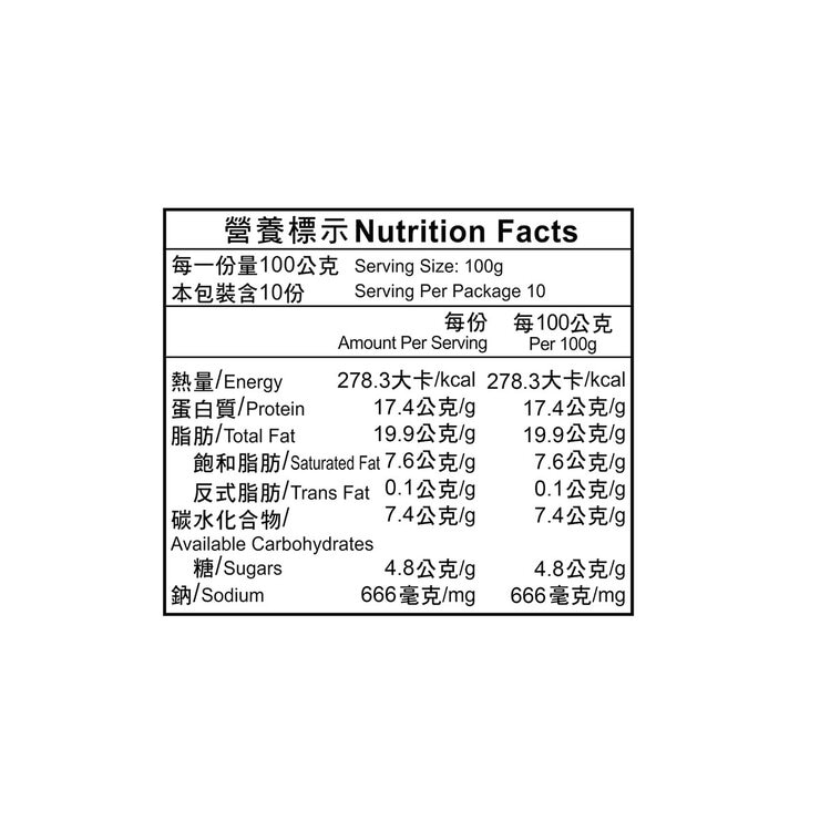 Sun Food 冷藏歐式香腸 500公克 X 2入