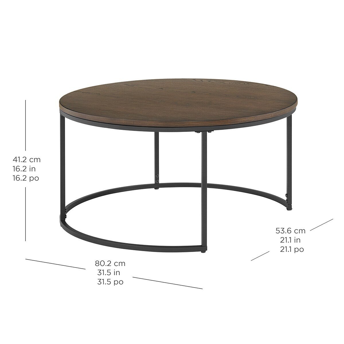 Bayside Furnishings 咖啡邊桌兩件組