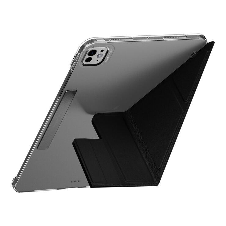 MAGEASY Facet 全方位支架透明背蓋保護套 2024 iPad Pro 11吋 黑