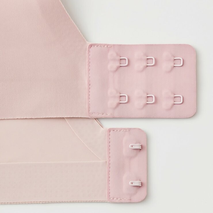 郡是 女無鋼圈後扣調整型內衣 粉膚 LL