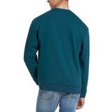 Scotch & Soda 男刷毛長袖上衣 藍綠