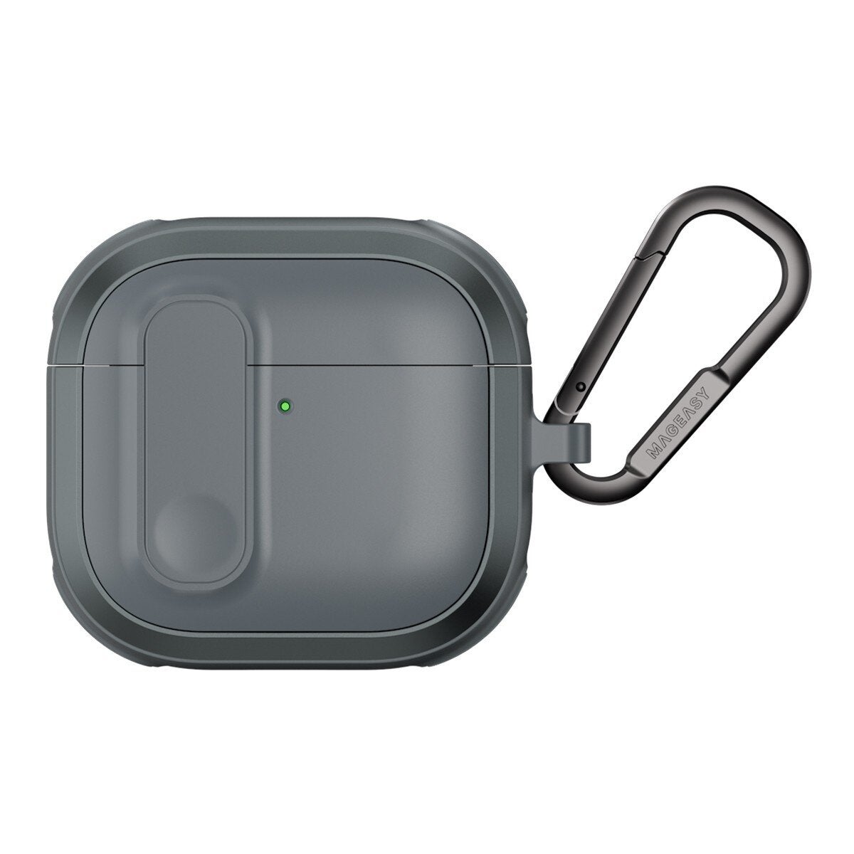 MAGEASY Odyssey 抗衝擊磁扣耳機殼 AirPods 4/5 金屬灰藍