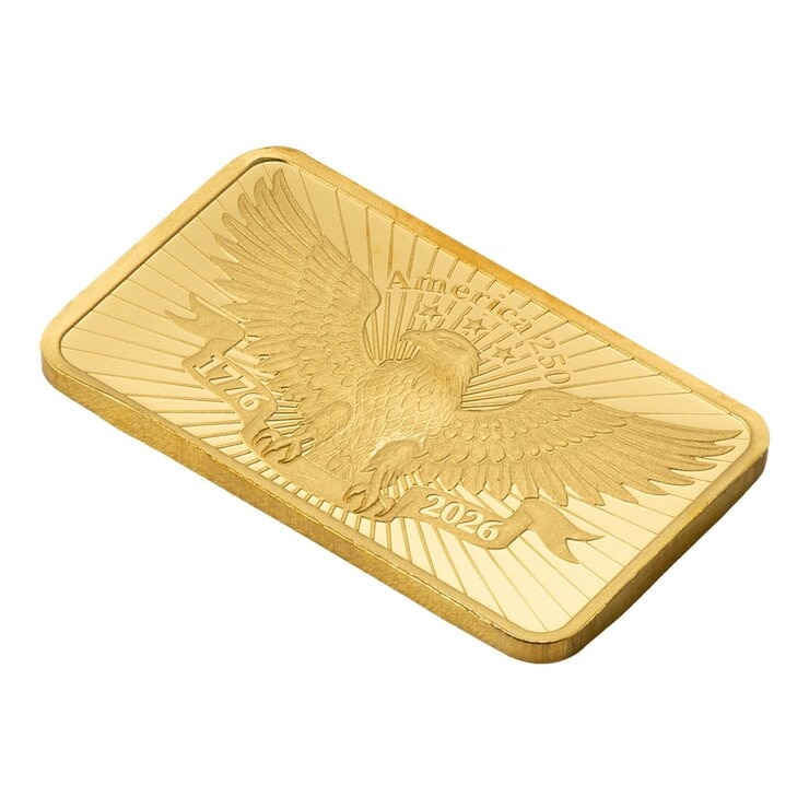 PAMP 美國獨立 250周年紀念 黃金條塊 999.9純金 2.5公克 PAMP 美國獨立 250周年紀念 黃金條塊 999.9純金 2.5公克