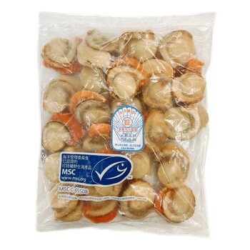 北海道熟凍帶卵帆立貝 800公克 北海道熟凍帶卵帆立貝 800公克