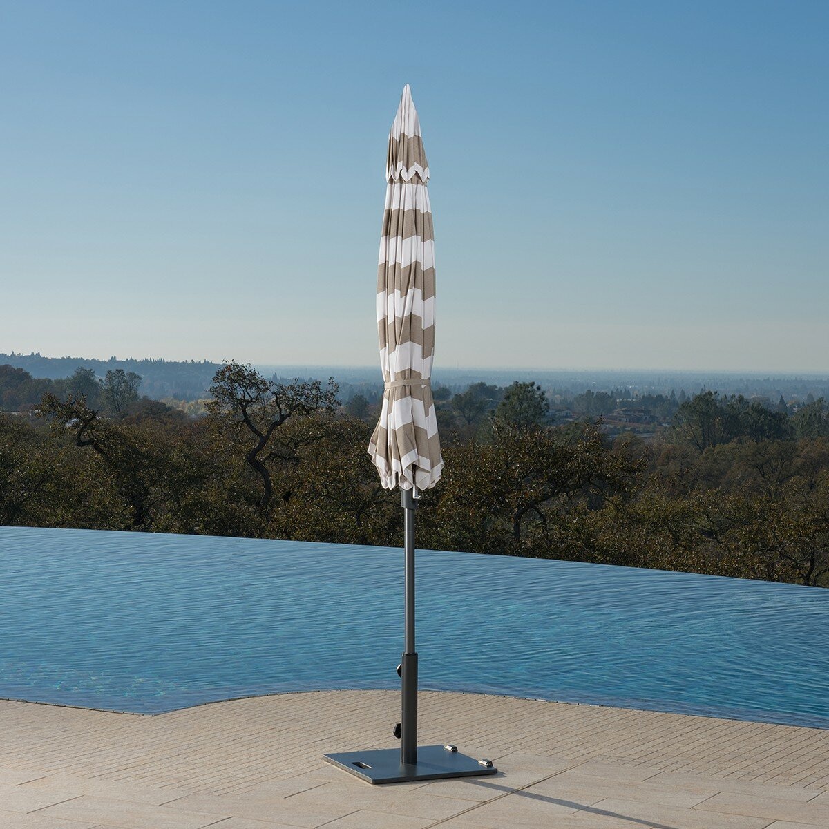 Sunvilla 10呎 戶外遮陽傘 米色條紋