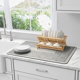 Creative Home 多用途吸水止滑墊 四入組 38公分 X 50公分 2入 + 50公分 X 76公分 2入 炭灰