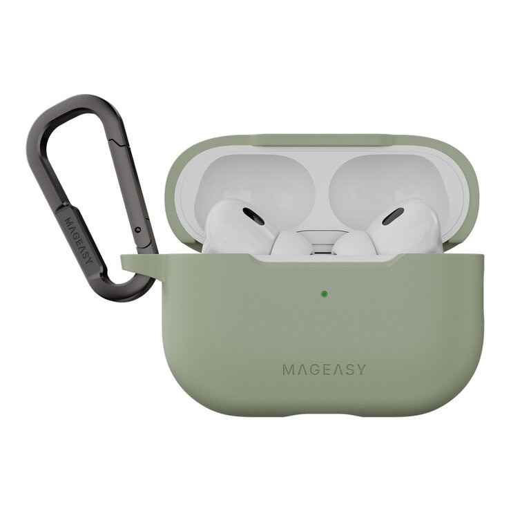 MAGEASY Skin 耳機保護殼 AirPods Pro 1 & 2 沙漠綠