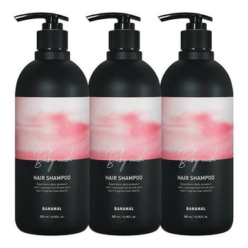 Bananal 胺基酸洗髮精 嬰兒麝香 500毫升 X 3入