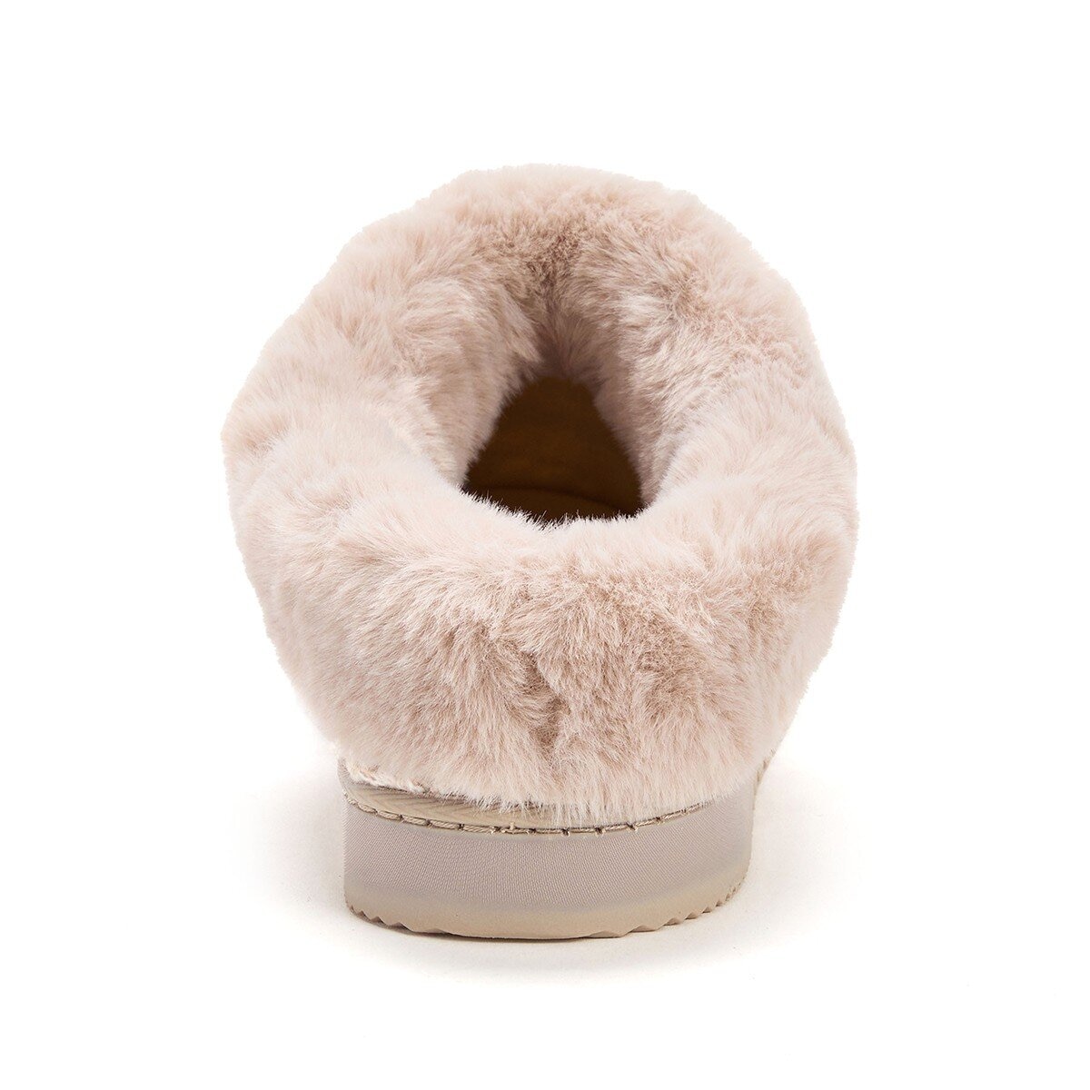 Dearfoams 女保暖休閒鞋 米