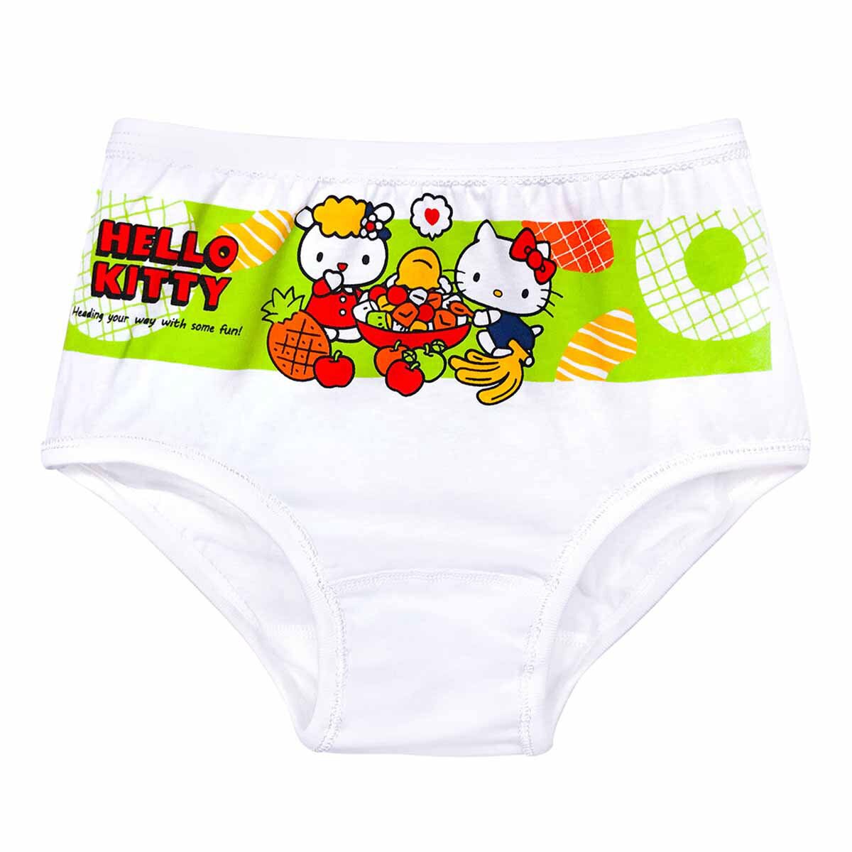 女童卡通圖案純棉內褲 6件入 XL