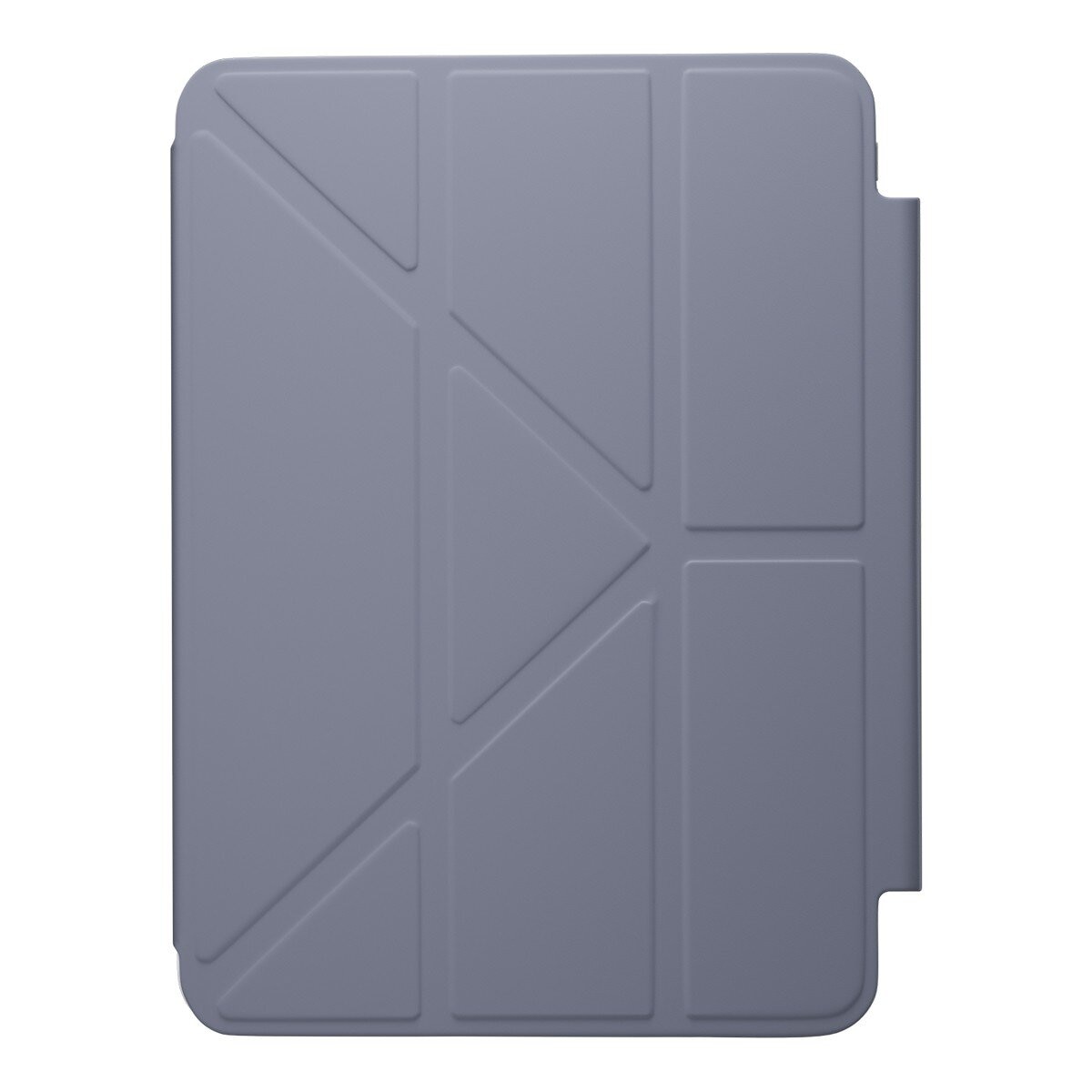 MAGEASY Facet 全方位支架透明背蓋保護套 (筆槽款) 適用於 2024 iPad Pro 11吋 阿拉斯加藍