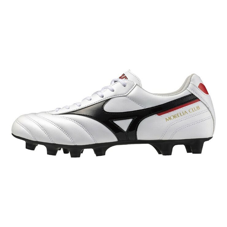 Mizuno 男足球鞋 MORELIA ll CLUB P1GA250809 白+黑 26.5公分